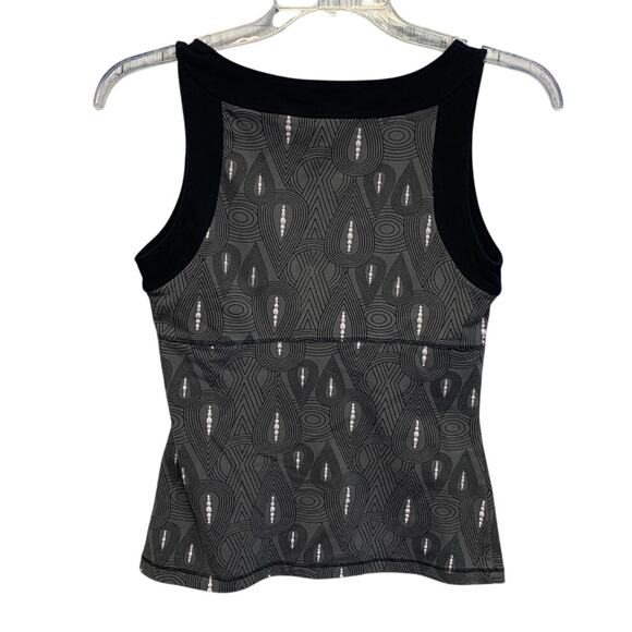 Tek Gear Womens Medium Sleeveless Teardrop Pattern Athletic Shelf Bra Tank Top - Picture 3 of 3